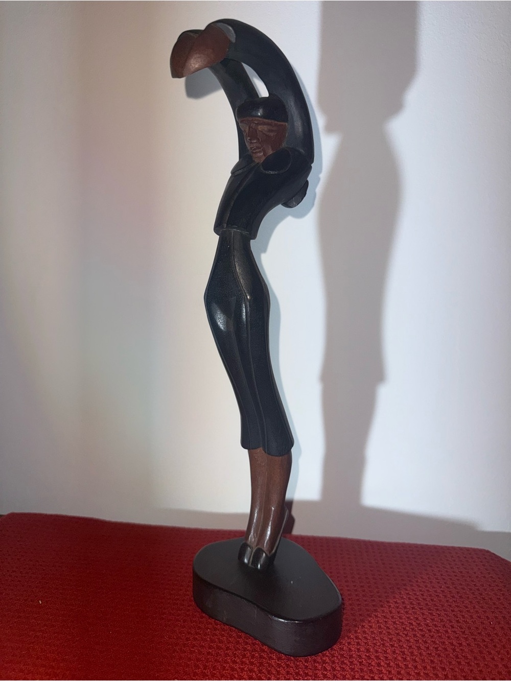 J. (Jose) Pinal Signed Matador Sculpture Mexican Folk Art Wood Carving